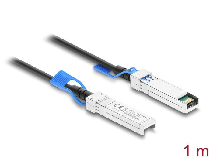 Delock Twinax Cable Sfp28 Conector Macho A Sfp28 Conector Macho 25 Gbps 1 M