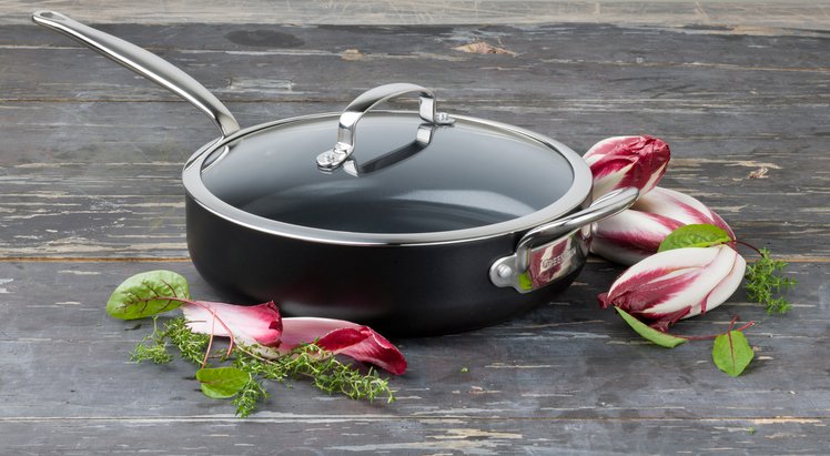 Greenpan Barcelona Pro Sauté Pan 30cm Black