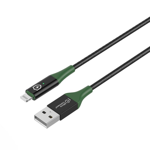 EAN 5715063388211 - Microconnect MC-SMART USB A-L-2 cable de conector Lightning 2 m Negro, Verde imagen 2