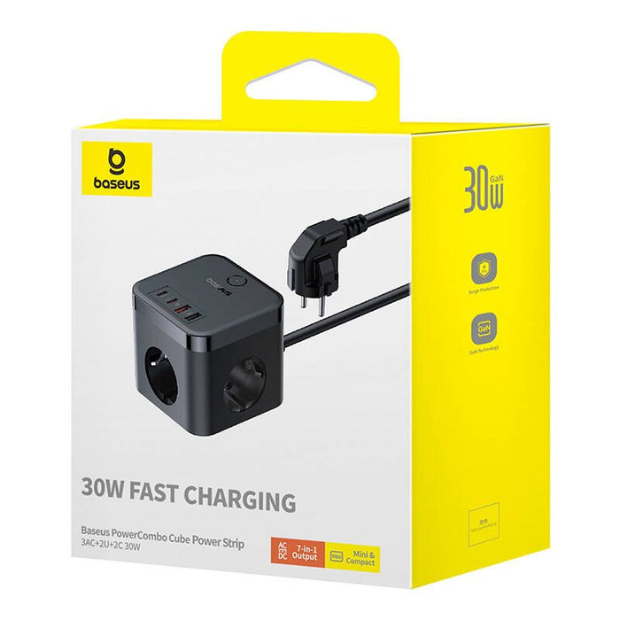 EAN 6932172651121 - Baseus PowerCombo Universal Negro Corriente alterna Interior imagen 5