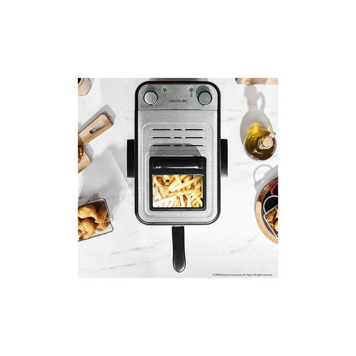 EAN 8435484030717 - Cecotec CleanFry Infinity 3000 Sencillo 3 L Independiente 2400 W Freidora Acero inoxidable imagen 8