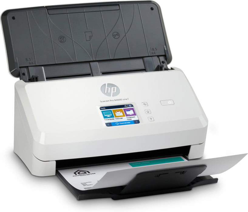 EAN 0193905252640 - HP Scanjet Pro N4000 snw1 Sheet-feed Scanner Escáner alimentado con hojas 600 x 600 DPI A4 Negro, Blanco imagen 3