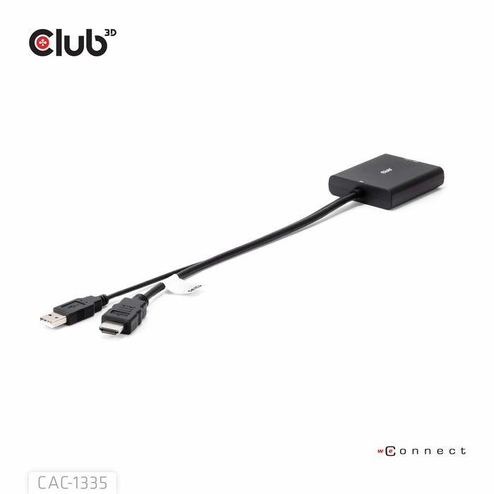 EAN 8719214472498 - CLUB3D CAC-1335 adaptador de cable de vídeo 1 m HDMI + USB DisplayPort Negro imagen 25