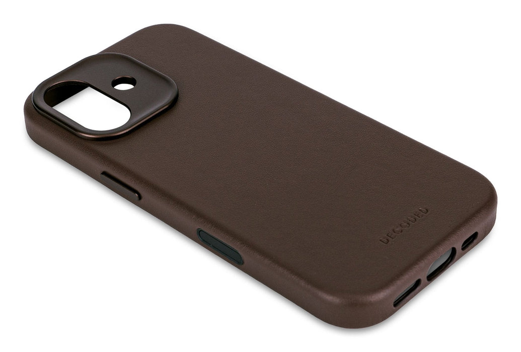 Decoded Leather Backcover Iphone 17 Chocolate Brown