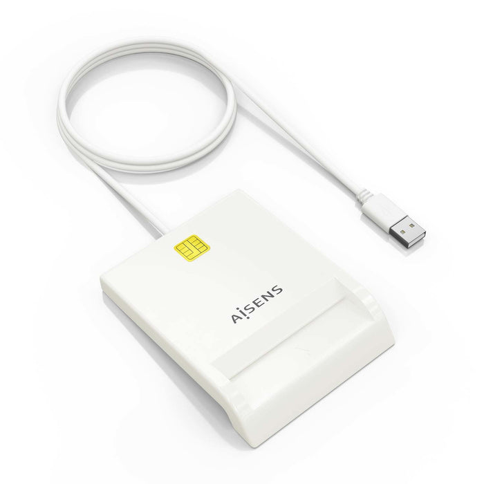 EAN 8436574709322 - AISENS ASCR-SN07-W lector de tarjeta inteligente Interior USB USB 2.0 imagen 1