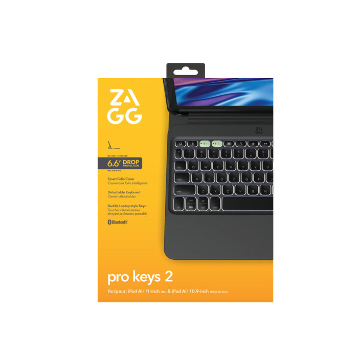 EAN 0840390314833 - ZAGG Pro Keys 2 QWERTZ Alemán Bluetooth Negro imagen 8