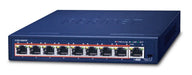 EAN 4711605280167 - PLANET GSD-908HP switch No administrado Gigabit Ethernet (10/100/1000) Energía sobre Ethernet (PoE) Azul imagen 1
