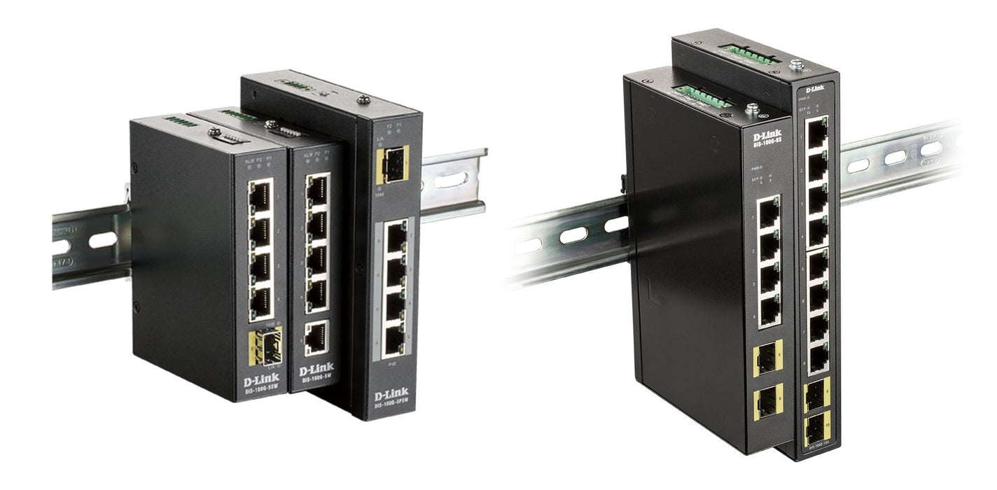EAN 0790069455612 - D-Link DIS-100G-10S switch No administrado Gigabit Ethernet (10/100/1000) DIN rail Negro imagen 2