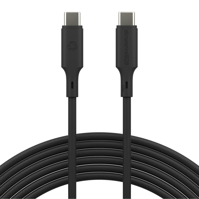 Dbramante1928 It - Usb-Cable - 24 Pin Usb-C (M) Zu 24 Pin Usb-C (M) - 3 M - Usb-Stromversorgung (100 W) - Schwarz