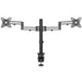 EAN 0065030887533 - StarTech.com ARMDUAL3 soporte para monitor 81,3 cm (32") Escritorio Negro imagen 2