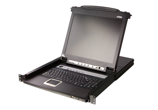 EAN 4710469348525 - ATEN CL5708MW consola de rack 43,9 cm (17.3") Negro 1U imagen 1