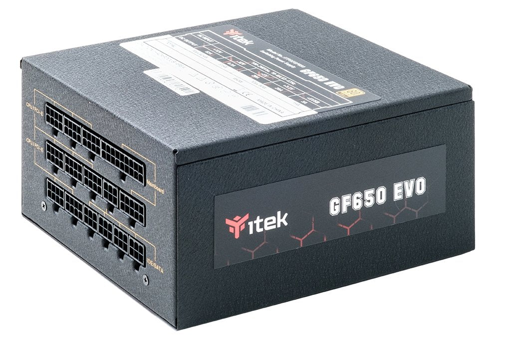 EAN 8056157881032 - itek GF650 EVO unidad de fuente de alimentación 650 W 24-pin ATX ATX Negro imagen 8
