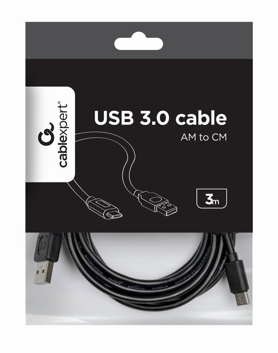 EAN 8716309086561 - Gembird CCP-USB2-AMCM-10 cable USB USB 2.0 3 m USB A USB C Negro imagen 1