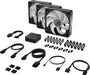 EAN 0840006682974 - Corsair iCUE LINK RX120 MAX RGB Carcasa del ordenador Ventilador 12 cm Negro 3 pieza(s) imagen 3