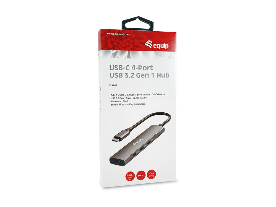 EAN 4015867230527 - Equip 128963 hub de interfaz USB 3.2 Gen 1 (3.1 Gen 1) Type-C 5000 Mbit/s Negro, Plata imagen 8