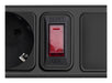 EAN 5901720130181 - Akyga AK-SP-06A limitador de tensión Negro 5 salidas AC 1,8 m imagen 3