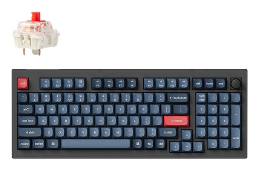 EAN 4895248878056 - Keychron V5 Max teclado Universal USB + RF Wireless + Bluetooth QWERTZ Alemán Negro, Gris imagen 1