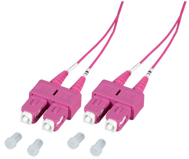 Efb Duplex Cable De Red Sc-Sc Om4 1m Lszh 1,2mm Violeta