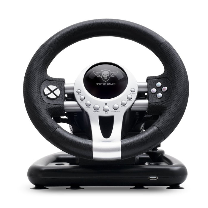 EAN 3700104431966 - Spirit of Gamer Race Wheel Pro 2 Negro, Plata USB Volante + Pedales Digital PC, PlayStation 4, Playstatio imagen 5