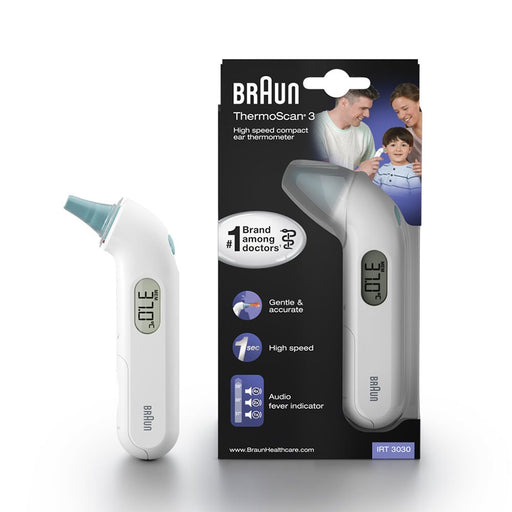 EAN 4022167330307 - Braun ThermoScan 3 De contacto Blanco Oído imagen 2