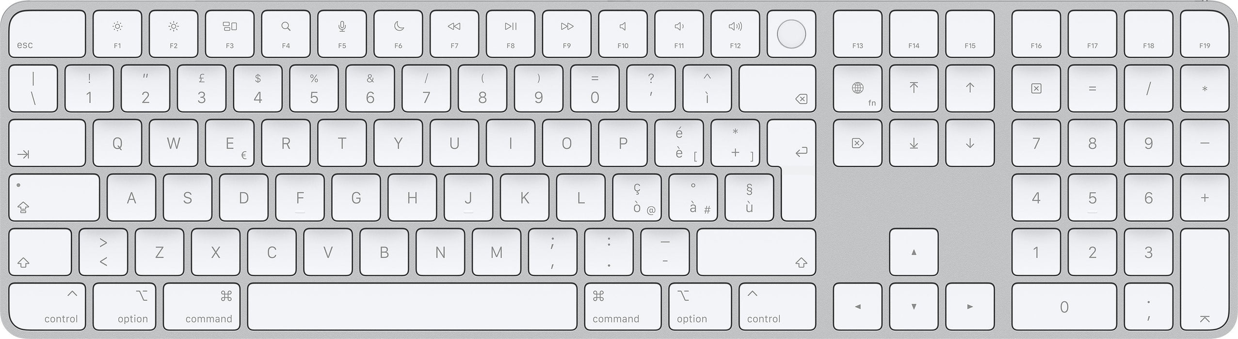 Magic Keyboard With Touch Id And Numeric Keypad For Mac Computers With Apple Silicon   Italian