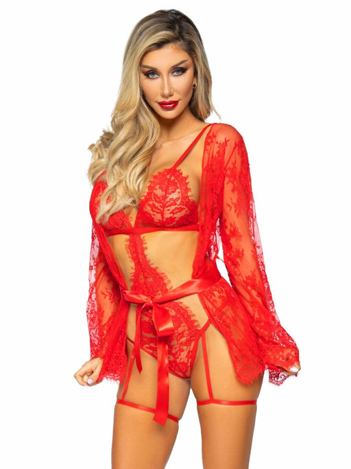 EAN 714718559919 - Leg Avenue 86123_00301 conjunto de ropa interior y bodi Rojo imagen 2