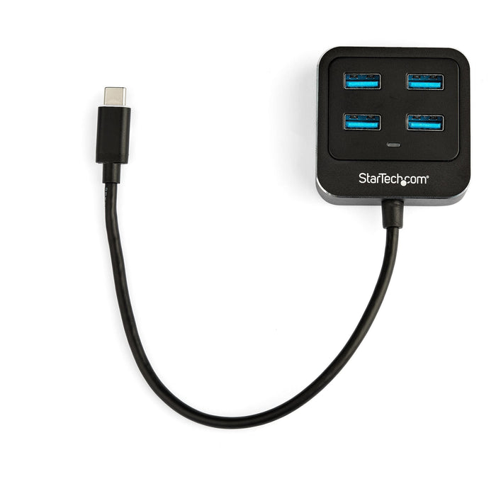 Startech.Com Hub Usb-C De 4 Puertos - Ladrón Usb Tipo C Usb 3.1 - Concentrador De 4 Puertos Usb A