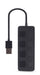 EAN 8716309124669 - Gembird UHB-U2P4-05 hub de interfaz USB 2.0 Type-A Negro imagen 4