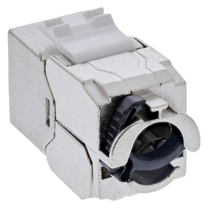 Inline® Keystone Rj45 Jack Slim, Snap-In, Cat.8.1, Integrated Cable Tie