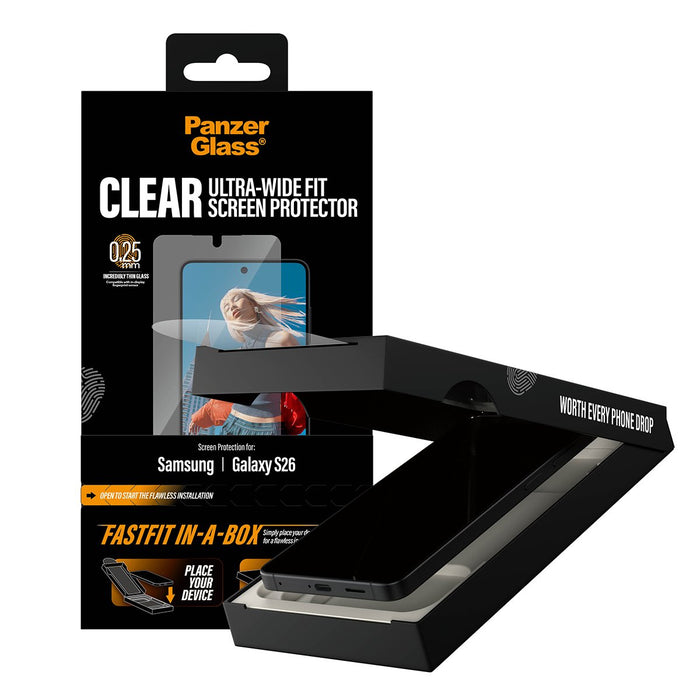 EAN 5715685033858 - PanzerGlass ® Screen Protector Samsung Galaxy S26 | Ultra-Wide Fit w. FASTFIT IN-A-BOX Protector de panta imagen 5