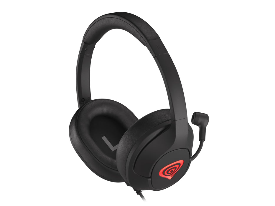 Auriculares Gaming Genesis Radon 800 Con Cable, Micrófono, Negro