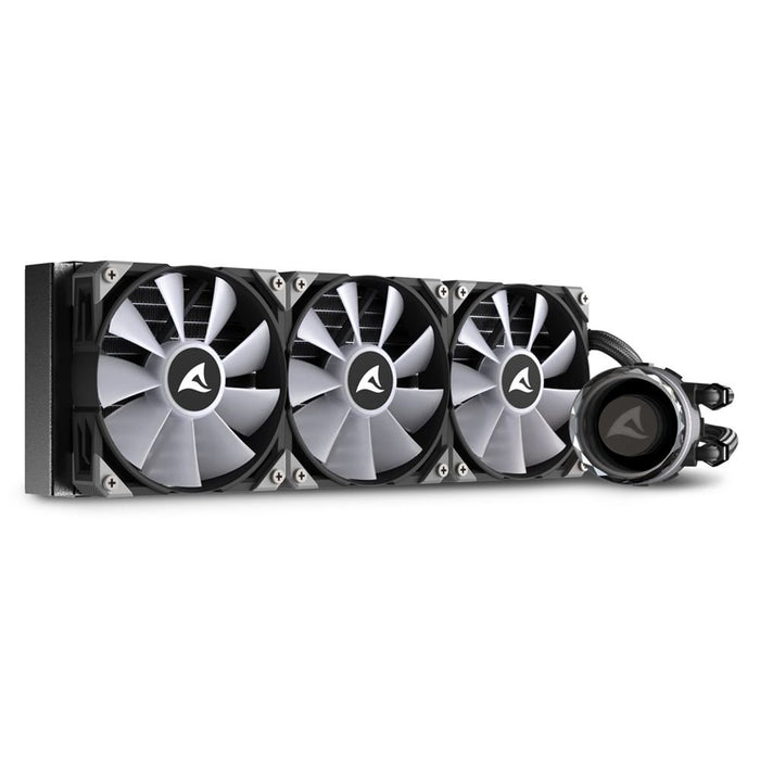 EAN 4044951038015 - Sharkoon S90 RGB Carcasa del ordenador, Procesador Sistema de refrigeración líquida todo en uno 12 cm Neg imagen 3