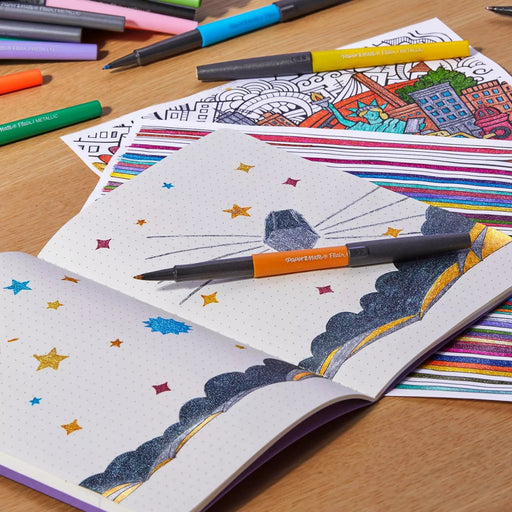 EAN 3026981373619 - Papermate Flair Metallic rotulador Medio Colores surtidos 6 pieza(s) imagen 2