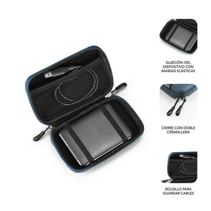 EAN 8436586741327 - SUBBLIM SUB-HDD-HBC003 funda para disco duro externo Funda de protección ABS sintéticos, Poliuretano Negr imagen 2