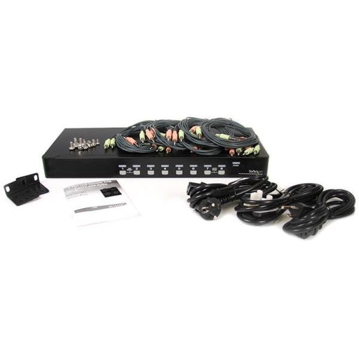EAN 0065030837248 - StarTech.com SV831DUSBAU interruptor KVM Montaje en rack Negro imagen 4