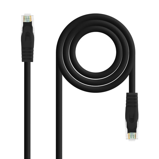 EAN 8433281011083 - Nanocable 10.20.1800-L25-BK cable de red 0,25 m Cat6a U/UTP (UTP) imagen 1