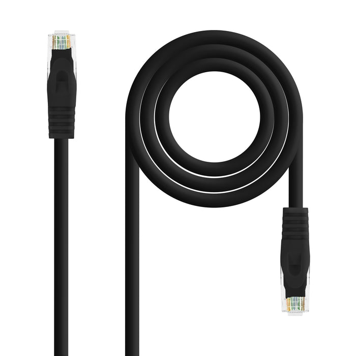 EAN 8433281009080 - Nanocable 10.20.1801-BK cable de red 1 m Cat6a U/UTP (UTP) imagen 1