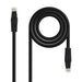 EAN 8433281011090 - Nanocable 10.20.1800-L30-BK cable de red 0,3 m Cat6a U/UTP (UTP) imagen 1