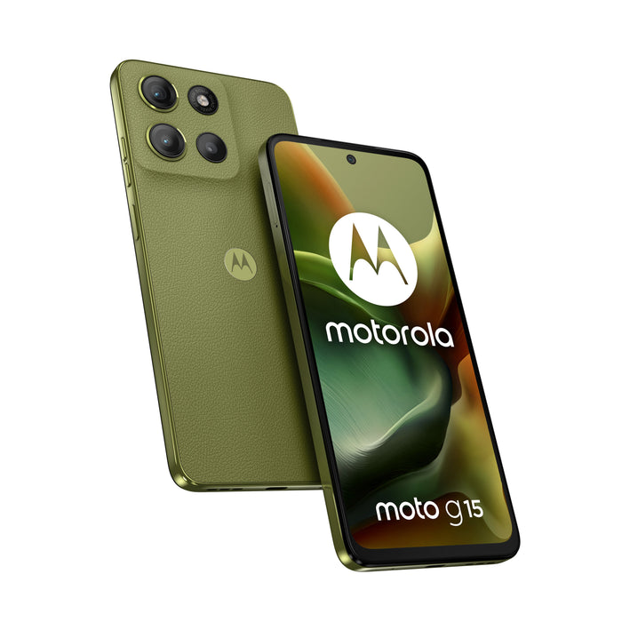 EAN 8033779078552 - Motorola moto g15 17,1 cm (6.72") SIM doble Android 15 4G USB Tipo C 8 GB 128 GB 5200 mAh Verde imagen 1