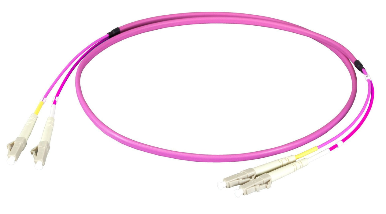 Efb Duplex Cable De Red Flat-Twin Lc-Lc Om4 7,5m Lszh 3x5mm Erikaviolett