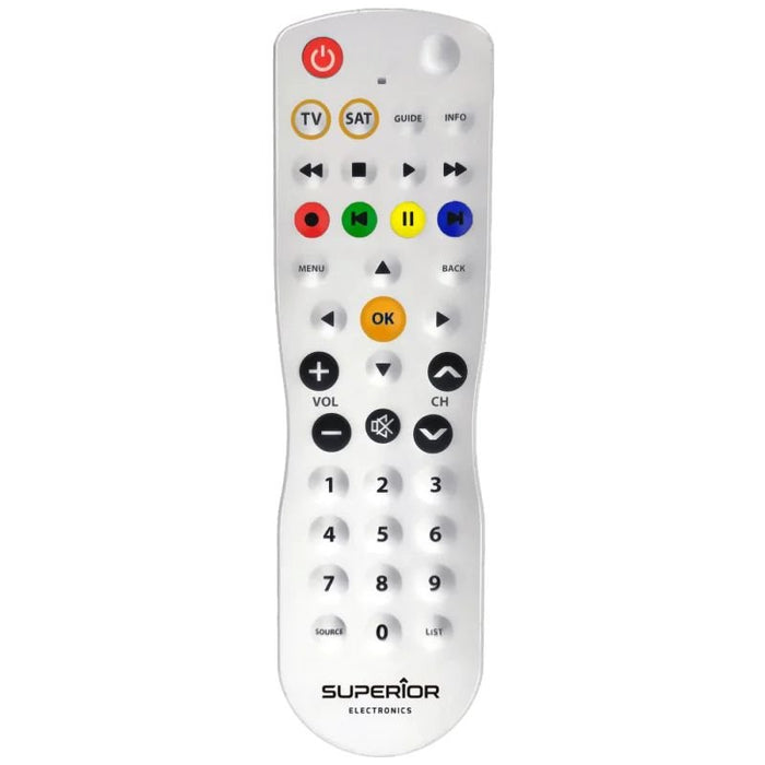 EAN 8054242081077 - Superior Electronics Superior Safe mando a distancia SAT, TV Botones imagen 1