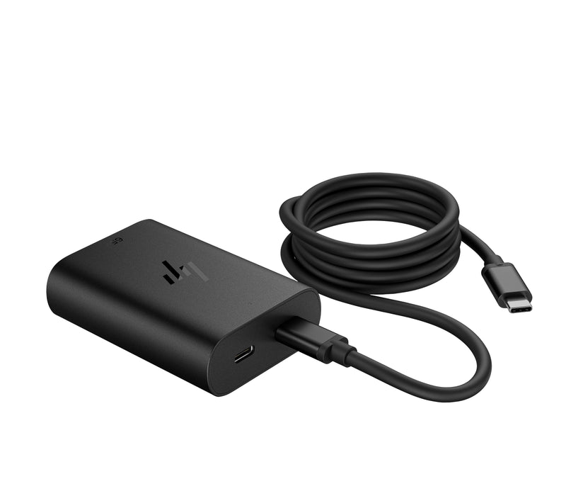 EAN 0196337695078 - HP 65W Gallium Nitride USB-C Laptop Charger adaptador e inversor de corriente Interior Negro imagen 9