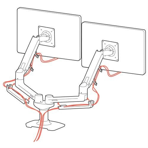 EAN 0698833012033 - Ergotron LX Series 45-245-026 soporte para monitor 68,6 cm (27") Escritorio Plata imagen 5