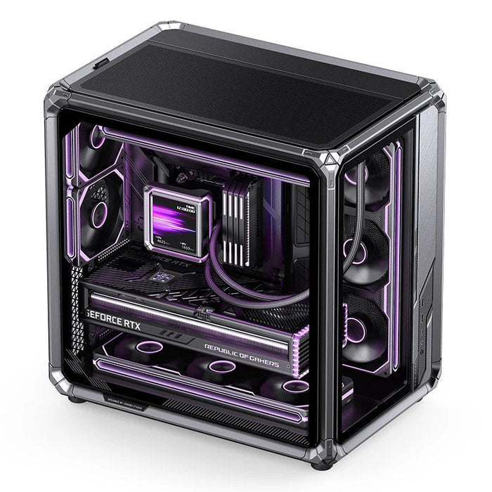 Caja Atx Jonsbo X400 Pro Cristal Templado Curvo Gris