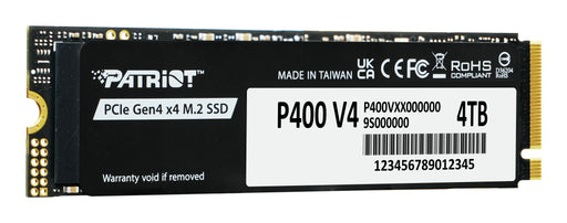 EAN 4711378421675 - Patriot Memory P400 V4 4 TB M.2 PCI Express 4.0 NVMe imagen 2