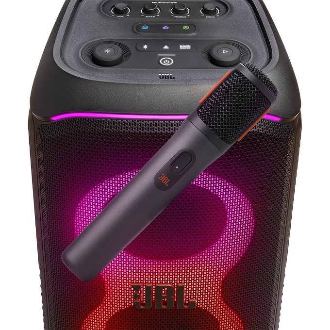 EAN 1200130010156 - JBL PartyBox Negro Microphone set imagen 10