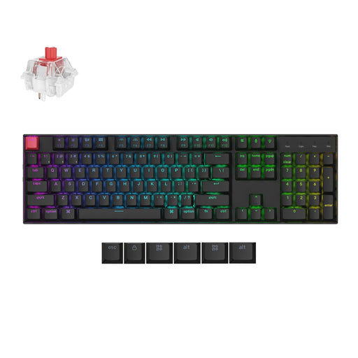 EAN 4895248887393 - Keychron K10 QMK V2 teclado Universal USB + RF Wireless + Bluetooth QWERTY Inglés Negro imagen 1