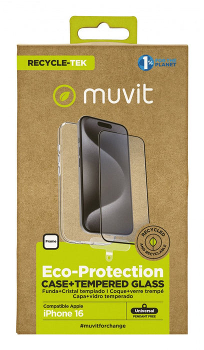 EAN 8426801174832 - Muvit MCPAK0101 funda para teléfono móvil 15,5 cm (6.1") Transparente imagen 2