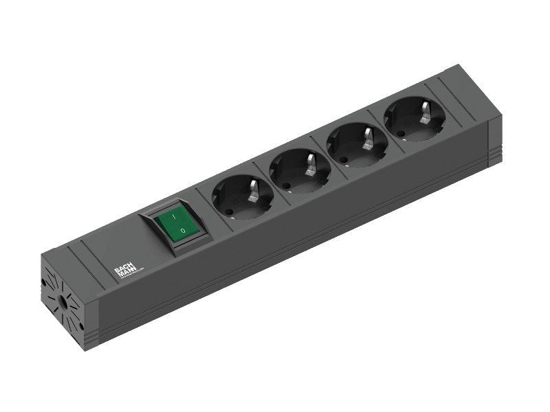 EAN 4016514073030 - Bachmann 420.0012 base múltiple 2 m 4 salidas AC Interior Negro imagen 1