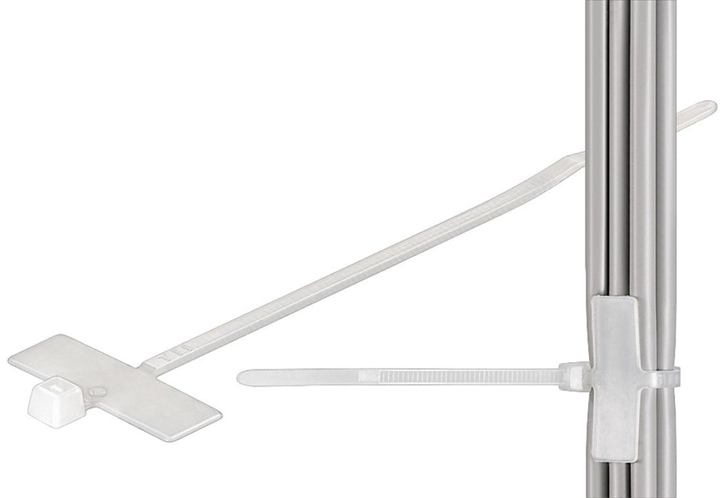 EAN 4040849170959 - Goobay 17095 presilla Brida de nailon Nylon Transparente, Blanco 100 pieza(s) imagen 1